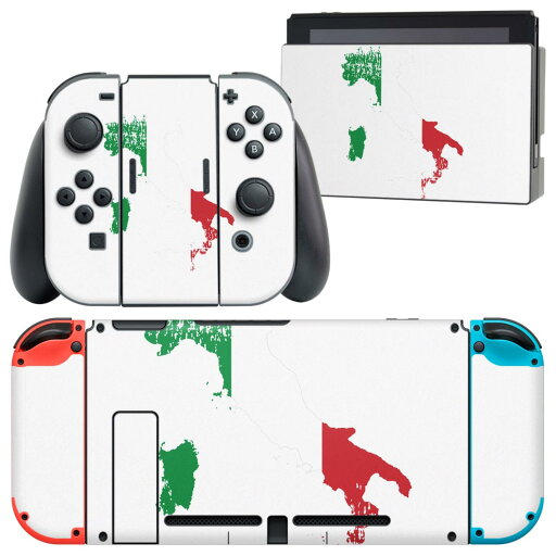 igsticker Nintendo Switch 用 デザインスキンシール 任天堂 ニンテンドー スイッチ 専用 本体ドック Joy-Con Joycon ジョイコン 専用 ゲーム機 カバー アクセサリー フィルム ステッカー 018857 国旗 italy イタリア igsticker Nintendo Switch 用 デザインスキンシール 任天堂 ニンテンドー スイッチ 専用 本体ドック Joy-Con Joycon ジョイコン 専用 ゲーム機 カバー アクセサリー フィルム ステッカー 018857 国旗 italy イタリア