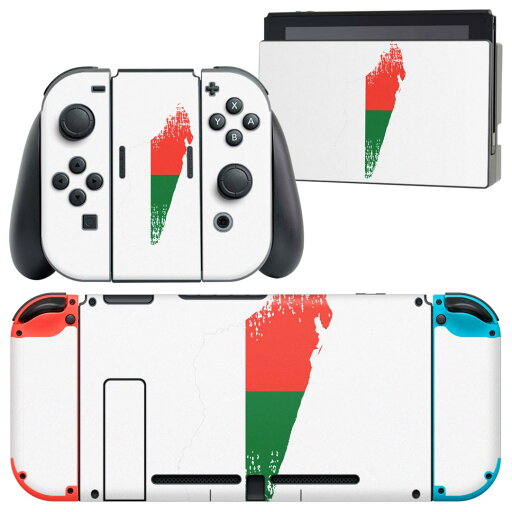 igsticker Nintendo Switch 用 デザインスキンシール 任天堂 ニンテンドー スイッチ 専用 本体ドック Joy-Con Joycon ジョイコン 専用 ゲーム機 カバー アクセサリー フィルム ステッカー 018878 国旗 madagascar マダガスカル igsticker Nintendo Switch 用 デザインスキンシール 任天堂 ニンテンドー スイッチ 専用 本体ドック Joy-Con Joycon ジョイコン 専用 ゲーム機 カバー アクセサリー フィルム ステッカー 018878 国旗 madagascar マダガスカル
