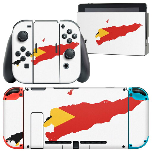 igsticker Nintendo Switch 用 デザインスキンシール 任天堂 ニンテンドー スイッチ 専用 本体ドック Joy-Con Joycon ジョイコン 専用 ゲーム機 カバー アクセサリー フィルム ステッカー 018966 国旗 timor-leste 東ティモール igsticker Nintendo Switch 用 デザインスキンシール 任天堂 ニンテンドー スイッチ 専用 本体ドック Joy-Con Joycon ジョイコン 専用 ゲーム機 カバー アクセサリー フィルム ステッカー 018966 国旗 timor-leste 東ティモール