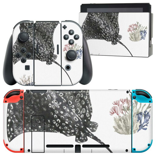 igsticker Nintendo Switch 用 デザインスキンシール 任天堂 ニンテンドー スイッチ 専用 本体ドック Joy-Con Joycon ジョイコン 専用 ゲーム機 カバー アクセサリー フィルム ステッカー 019003 イラスト エイ igsticker Nintendo Switch 用 デザインスキンシール 任天堂 ニンテンドー スイッチ 専用 本体ドック Joy-Con Joycon ジョイコン 専用 ゲーム機 カバー アクセサリー フィルム ステッカー 019003 イラスト エイ