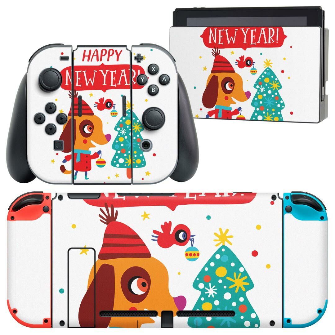 製品名 Nintendo Switch 本体裏面＆ドック正面＆ジョイコン専用 デザインスキンシール セット内容 Nintendo Switch 本体＆ドック＆ジョイコン用スキンシール（各1枚） ニンテンドースイッチ専用です。携帯機のSwitch LiteやProコンには対応していません。 商品特徴 再剥離性シートを素材に採用し、細かな位置調整がしやすく貼り直しが容易です。専用の業務プリンターを使い、商品画像と遜色のない美しい印刷仕上がり。 注意事項 画像はサンプルですので、ご覧の環境によっては多少色味に違いを感じる場合がございます。 イメージと違った、モニターと色味が異なるという理由での交換や返金はご対応出来かねます。スキンシールのみの販売で、ニンテンドースイッチ本体などは付属しません。シワができた場合、ドライヤーなどで軽く温め、外側に向けてシワを伸ばすように貼ってください。初回貼付時の位置調整や貼り直しは可能ですが、しっかりと押し付けて接着させた後の再剥離、再利用は保証しておりません。また接着部に油分や汚れが付着しますと角の部分は剥がれやすくなりますので、貼付時はあまり触れないようにご注意ください。無地のセミグロスシートにデザインをプリントした商品で、デコなどの加工はございません。 凹凸や光沢があるように見えたり布地や金属を素材にしたように見える商品もありますが、デザインの図版によるものです。印刷時に微妙な画像のズレが生じる場合がございます。ご注文後に1点1点制作する受注生産品の為、不良品以外のご返品や交換は固くお断りします。当店における繰り返しの実機テストでは問題ありませんでしたが、経過年数や使用環境により、シールを剥がす際に本体の塗装が一部剥がれる可能性があります。恐れ入りますが、万が一そのような状況になった場合でも当店ではゲーム機本体の保証は出来かねますので、予めご理解の上お求めください。 商品発送 完全受注生産のハンドメイド商品となりますので、既製品と比べて発送までお時間を頂いています。 基本的に決済確認後2?3営業日、最大で10営業日での発送となります。繁忙期や休業日明けの場合はさらに時間がかかる場合があります。 その際には別途メールにてご連絡致します。メール便の場合、発送日から到着までに2?4日ほどかかる場合が多く、紛失などの保障もご対応できかねます。あらかじめご了承下さい。