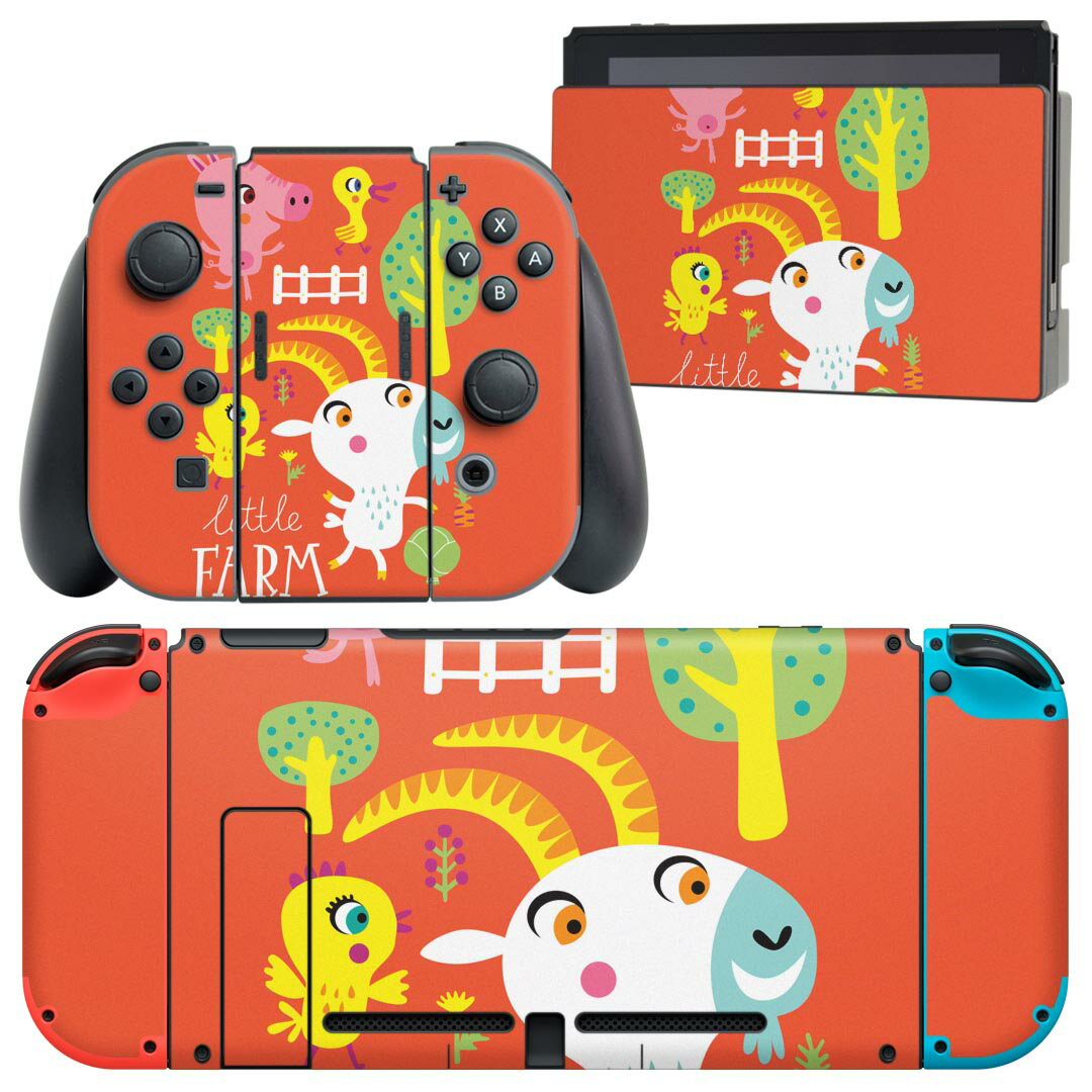 igsticker Nintendo Switch 用 デザインスキンシール 任天堂 ニンテンドー スイッチ 専用 本体ドック Joy-Con Joycon ジョイコン 専用 ..