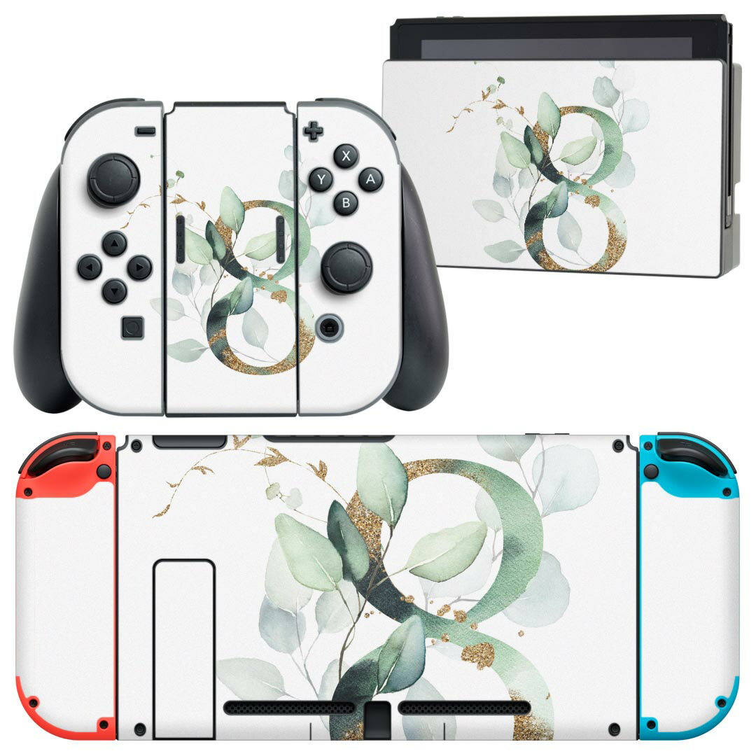 igsticker Nintendo Switch 用 デザインスキンシール 任天堂 ニンテンドー スイッチ 専用 本体ドック Joy-Con Joycon ジョイコン 専用 ..