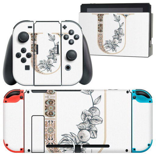 igsticker Nintendo Switch 用 デザインスキンシール 任天堂 ニンテンドー スイッチ 専用 本体ドック Joy-Con Joycon ジョイコン 専用 ゲーム機 カバー アクセサリー フィルム ステッカー 019165 フォント 文字 u アルファベット igsticker Nintendo Switch 用 デザインスキンシール 任天堂 ニンテンドー スイッチ 専用 本体ドック Joy-Con Joycon ジョイコン 専用 ゲーム機 カバー アクセサリー フィルム ステッカー 019165 フォント 文字 u アルファベット