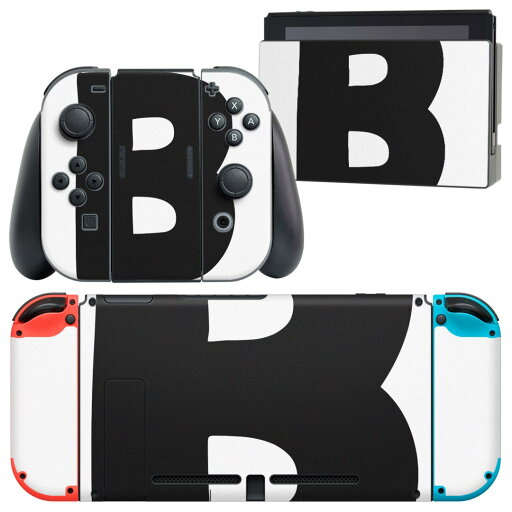 igsticker Nintendo Switch 用 デザインスキンシール 任天堂 ニンテンドー スイッチ 専用 本体ドック Joy-Con Joycon ジョイコン 専用 ゲーム機 カバー アクセサリー フィルム ステッカー 019182 フォント 文字 b アルファベット igsticker Nintendo Switch 用 デザインスキンシール 任天堂 ニンテンドー スイッチ 専用 本体ドック Joy-Con Joycon ジョイコン 専用 ゲーム機 カバー アクセサリー フィルム ステッカー 019182 フォント 文字 b アルファベット