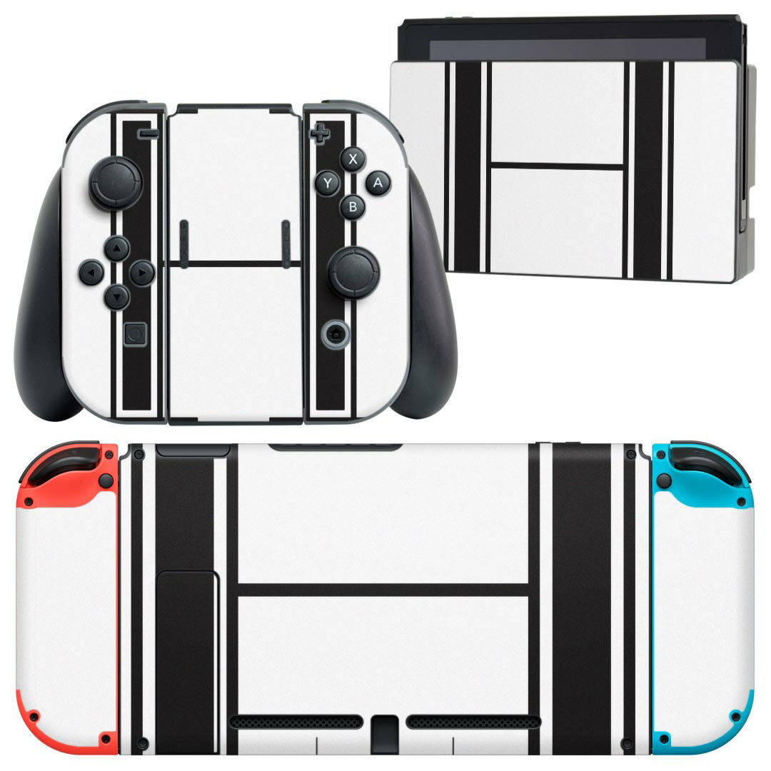 igsticker Nintendo Switch 用 デザインスキンシール 任天堂 ニンテンドー スイッチ 専用 本体ドック Joy-Con Joycon ジョイコン 専用 ゲーム機 カバー アクセサリー フィルム ステッカー 019349 フォント 文字 h アルファベット