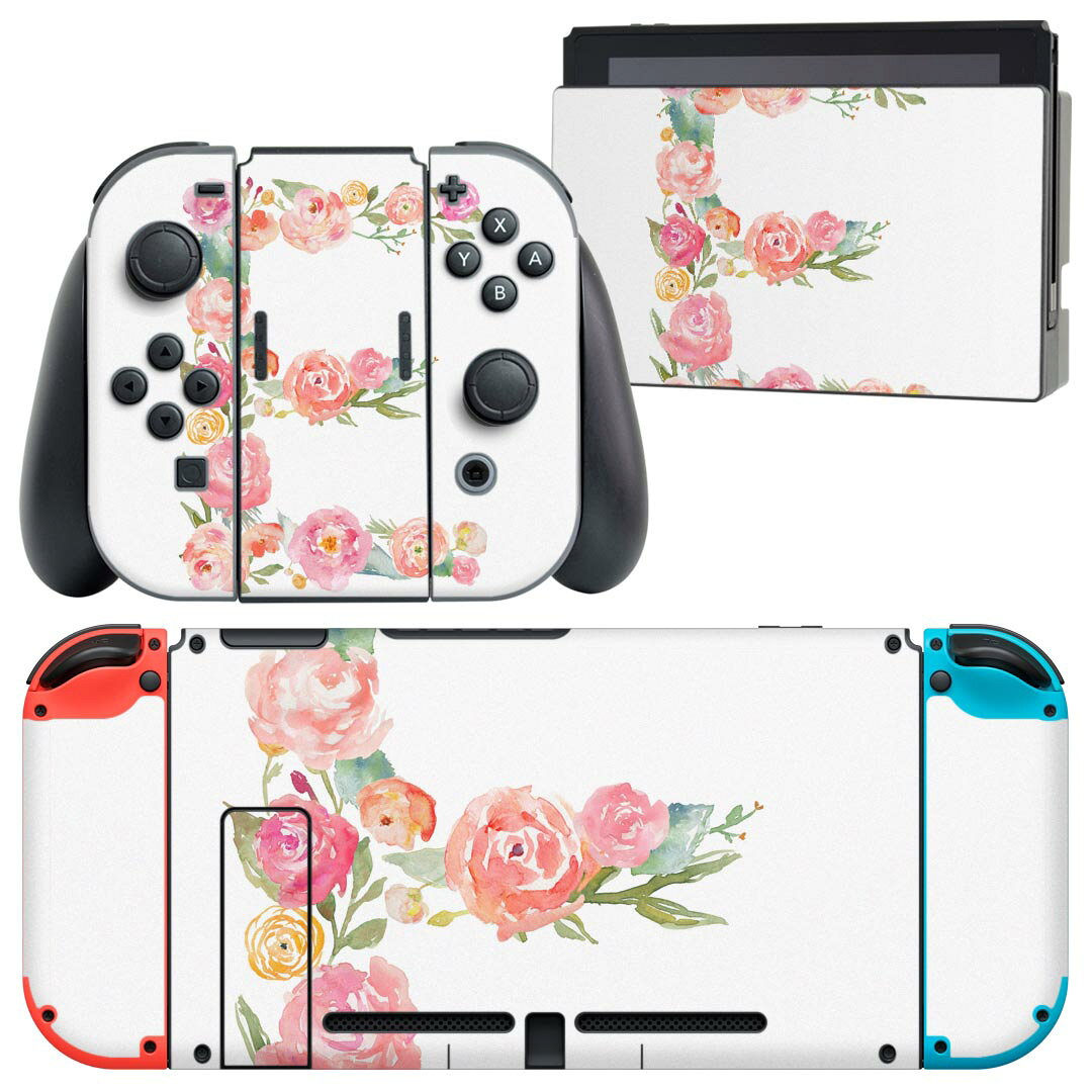 製品名 Nintendo Switch 本体裏面＆ドック正面＆ジョイコン専用 デザインスキンシール セット内容 Nintendo Switch 本体＆ドック＆ジョイコン用スキンシール（各1枚） ニンテンドースイッチ専用です。携帯機のSwitch LiteやProコンには対応していません。 商品特徴 再剥離性シートを素材に採用し、細かな位置調整がしやすく貼り直しが容易です。専用の業務プリンターを使い、商品画像と遜色のない美しい印刷仕上がり。 注意事項 画像はサンプルですので、ご覧の環境によっては多少色味に違いを感じる場合がございます。 イメージと違った、モニターと色味が異なるという理由での交換や返金はご対応出来かねます。スキンシールのみの販売で、ニンテンドースイッチ本体などは付属しません。シワができた場合、ドライヤーなどで軽く温め、外側に向けてシワを伸ばすように貼ってください。初回貼付時の位置調整や貼り直しは可能ですが、しっかりと押し付けて接着させた後の再剥離、再利用は保証しておりません。また接着部に油分や汚れが付着しますと角の部分は剥がれやすくなりますので、貼付時はあまり触れないようにご注意ください。無地のセミグロスシートにデザインをプリントした商品で、デコなどの加工はございません。 凹凸や光沢があるように見えたり布地や金属を素材にしたように見える商品もありますが、デザインの図版によるものです。印刷時に微妙な画像のズレが生じる場合がございます。ご注文後に1点1点制作する受注生産品の為、不良品以外のご返品や交換は固くお断りします。当店における繰り返しの実機テストでは問題ありませんでしたが、経過年数や使用環境により、シールを剥がす際に本体の塗装が一部剥がれる可能性があります。恐れ入りますが、万が一そのような状況になった場合でも当店ではゲーム機本体の保証は出来かねますので、予めご理解の上お求めください。 商品発送 完全受注生産のハンドメイド商品となりますので、既製品と比べて発送までお時間を頂いています。 基本的に決済確認後2?3営業日、最大で10営業日での発送となります。繁忙期や休業日明けの場合はさらに時間がかかる場合があります。 その際には別途メールにてご連絡致します。メール便の場合、発送日から到着までに2?4日ほどかかる場合が多く、紛失などの保障もご対応できかねます。あらかじめご了承下さい。