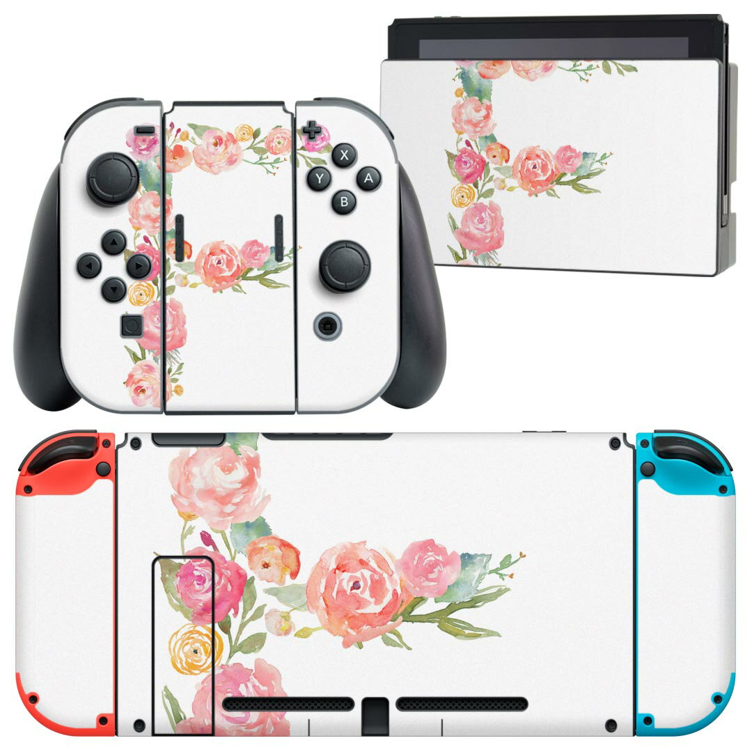 製品名 Nintendo Switch 本体裏面＆ドック正面＆ジョイコン専用 デザインスキンシール セット内容 Nintendo Switch 本体＆ドック＆ジョイコン用スキンシール（各1枚） ニンテンドースイッチ専用です。携帯機のSwitch LiteやProコンには対応していません。 商品特徴 再剥離性シートを素材に採用し、細かな位置調整がしやすく貼り直しが容易です。専用の業務プリンターを使い、商品画像と遜色のない美しい印刷仕上がり。 注意事項 画像はサンプルですので、ご覧の環境によっては多少色味に違いを感じる場合がございます。 イメージと違った、モニターと色味が異なるという理由での交換や返金はご対応出来かねます。スキンシールのみの販売で、ニンテンドースイッチ本体などは付属しません。シワができた場合、ドライヤーなどで軽く温め、外側に向けてシワを伸ばすように貼ってください。初回貼付時の位置調整や貼り直しは可能ですが、しっかりと押し付けて接着させた後の再剥離、再利用は保証しておりません。また接着部に油分や汚れが付着しますと角の部分は剥がれやすくなりますので、貼付時はあまり触れないようにご注意ください。無地のセミグロスシートにデザインをプリントした商品で、デコなどの加工はございません。 凹凸や光沢があるように見えたり布地や金属を素材にしたように見える商品もありますが、デザインの図版によるものです。印刷時に微妙な画像のズレが生じる場合がございます。ご注文後に1点1点制作する受注生産品の為、不良品以外のご返品や交換は固くお断りします。当店における繰り返しの実機テストでは問題ありませんでしたが、経過年数や使用環境により、シールを剥がす際に本体の塗装が一部剥がれる可能性があります。恐れ入りますが、万が一そのような状況になった場合でも当店ではゲーム機本体の保証は出来かねますので、予めご理解の上お求めください。 商品発送 完全受注生産のハンドメイド商品となりますので、既製品と比べて発送までお時間を頂いています。 基本的に決済確認後2?3営業日、最大で10営業日での発送となります。繁忙期や休業日明けの場合はさらに時間がかかる場合があります。 その際には別途メールにてご連絡致します。メール便の場合、発送日から到着までに2?4日ほどかかる場合が多く、紛失などの保障もご対応できかねます。あらかじめご了承下さい。