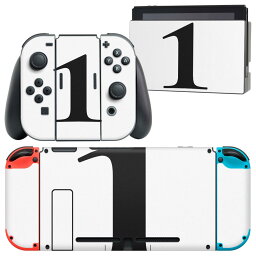 igsticker Nintendo Switch 用 デザインスキンシール 任天堂 ニンテンドー スイッチ 専用 本体ドック Joy-Con Joycon ジョイコン 専用 ゲーム機 カバー アクセサリー フィルム ステッカー 019525 フォント 文字 1