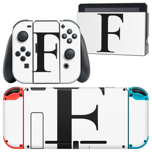igsticker Nintendo Switch 用 デザインスキンシール 任天堂 ニンテンドー スイッチ 専用 本体ドック Joy-Con Joycon ジョイコン 専用 ゲーム機 カバー アクセサリー フィルム ステッカー 019539 フォント 文字 f アルファベット igsticker Nintendo Switch 用 デザインスキンシール 任天堂 ニンテンドー スイッチ 専用 本体ドック Joy-Con Joycon ジョイコン 専用 ゲーム機 カバー アクセサリー フィルム ステッカー 019539 フォント 文字 f アルファベット