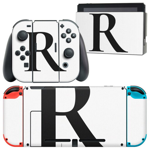 igsticker Nintendo Switch 用 デザインスキンシール 任天堂 ニンテンドー スイッチ 専用 本体ドック Joy-Con Joycon ジョイコン 専用 ゲーム機 カバー アクセサリー フィルム ステッカー 019551 フォント 文字 r アルファベット igsticker Nintendo Switch 用 デザインスキンシール 任天堂 ニンテンドー スイッチ 専用 本体ドック Joy-Con Joycon ジョイコン 専用 ゲーム機 カバー アクセサリー フィルム ステッカー 019551 フォント 文字 r アルファベット