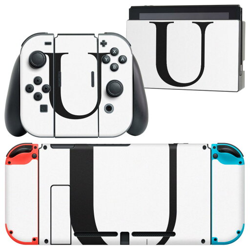 igsticker Nintendo Switch 用 デザインスキンシール 任天堂 ニンテンドー スイッチ 専用 本体ドック Joy-Con Joycon ジョイコン 専用 ゲーム機 カバー アクセサリー フィルム ステッカー 019554 フォント 文字 u アルファベット igsticker Nintendo Switch 用 デザインスキンシール 任天堂 ニンテンドー スイッチ 専用 本体ドック Joy-Con Joycon ジョイコン 専用 ゲーム機 カバー アクセサリー フィルム ステッカー 019554 フォント 文字 u アルファベット