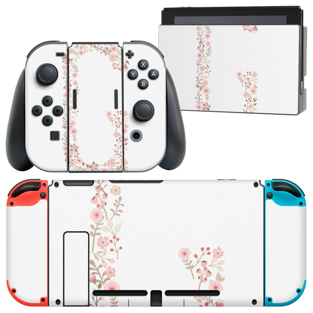 igsticker Nintendo Switch 用 デザインスキンシール 任天堂 ニンテンドー スイッチ 専用 本体ドック Joy-Con Joycon ジョイコン 専用 ゲーム機 カバー アクセサリー フィルム ステッカー 019592 フォント 文字 g アルファベット