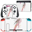 igsticker Nintendo Switch 用 デザインスキンシール 任天堂 ニンテンドー スイッチ 専用 本体ドック Joy-Con Joycon ジョイコン 専用 ゲーム機 カバー アクセサリー フィルム ステッカー 019686 フォント 文字 7(2)