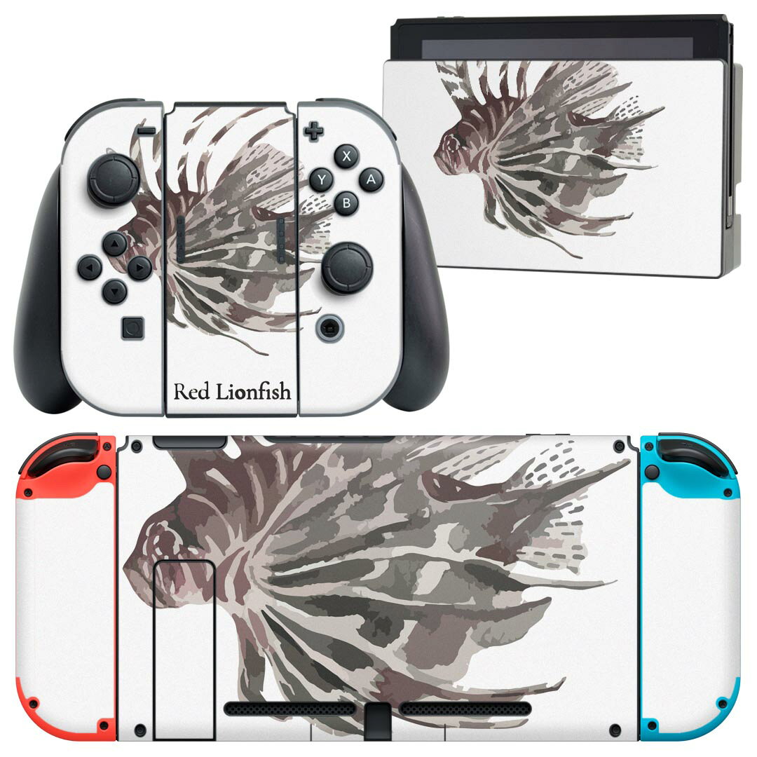 製品名 Nintendo Switch 本体裏面＆ドック正面＆ジョイコン専用 デザインスキンシール セット内容 Nintendo Switch 本体＆ドック＆ジョイコン用スキンシール（各1枚） ニンテンドースイッチ専用です。携帯機のSwitch LiteやProコンには対応していません。 商品特徴 再剥離性シートを素材に採用し、細かな位置調整がしやすく貼り直しが容易です。専用の業務プリンターを使い、商品画像と遜色のない美しい印刷仕上がり。 注意事項 画像はサンプルですので、ご覧の環境によっては多少色味に違いを感じる場合がございます。 イメージと違った、モニターと色味が異なるという理由での交換や返金はご対応出来かねます。スキンシールのみの販売で、ニンテンドースイッチ本体などは付属しません。シワができた場合、ドライヤーなどで軽く温め、外側に向けてシワを伸ばすように貼ってください。初回貼付時の位置調整や貼り直しは可能ですが、しっかりと押し付けて接着させた後の再剥離、再利用は保証しておりません。また接着部に油分や汚れが付着しますと角の部分は剥がれやすくなりますので、貼付時はあまり触れないようにご注意ください。無地のセミグロスシートにデザインをプリントした商品で、デコなどの加工はございません。 凹凸や光沢があるように見えたり布地や金属を素材にしたように見える商品もありますが、デザインの図版によるものです。印刷時に微妙な画像のズレが生じる場合がございます。ご注文後に1点1点制作する受注生産品の為、不良品以外のご返品や交換は固くお断りします。当店における繰り返しの実機テストでは問題ありませんでしたが、経過年数や使用環境により、シールを剥がす際に本体の塗装が一部剥がれる可能性があります。恐れ入りますが、万が一そのような状況になった場合でも当店ではゲーム機本体の保証は出来かねますので、予めご理解の上お求めください。 商品発送 完全受注生産のハンドメイド商品となりますので、既製品と比べて発送までお時間を頂いています。 基本的に決済確認後2?3営業日、最大で10営業日での発送となります。繁忙期や休業日明けの場合はさらに時間がかかる場合があります。 その際には別途メールにてご連絡致します。メール便の場合、発送日から到着までに2?4日ほどかかる場合が多く、紛失などの保障もご対応できかねます。あらかじめご了承下さい。