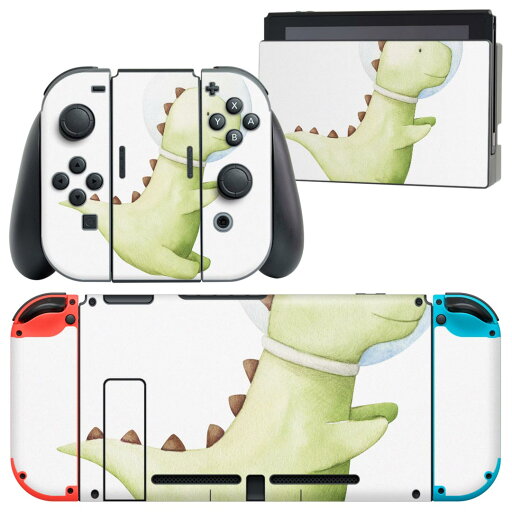 igsticker Nintendo Switch 用 デザインスキンシール 任天堂 ニンテンドー スイッチ 専用 本体ドック Joy-Con Joycon ジョイコン 専用 ゲーム機 カバー アクセサリー フィルム ステッカー 019837 恐竜 宇宙 恐竜 dinosaur igsticker Nintendo Switch 用 デザインスキンシール 任天堂 ニンテンドー スイッチ 専用 本体ドック Joy-Con Joycon ジョイコン 専用 ゲーム機 カバー アクセサリー フィルム ステッカー 019837 恐竜 宇宙 恐竜 dinosaur