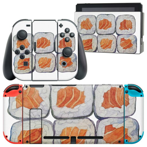 igsticker Nintendo Switch 用 デザインスキンシール 任天堂 ニンテンドー スイッチ 専用 本体ドック Joy-Con Joycon ジョイコン 専用 ゲーム機 カバー アクセサリー フィルム ステッカー 019867 寿司 お寿司 Sushi ご飯 igsticker Nintendo Switch 用 デザインスキンシール 任天堂 ニンテンドー スイッチ 専用 本体ドック Joy-Con Joycon ジョイコン 専用 ゲーム機 カバー アクセサリー フィルム ステッカー 019867 寿司 お寿司 Sushi ご飯