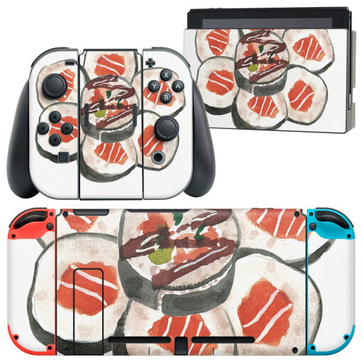 igsticker Nintendo Switch 用 デザインスキンシール 任天堂 ニンテンドー スイッチ 専用 本体ドック Joy-Con Joycon ジョイコン 専用 ゲーム機 カバー アクセサリー フィルム ステッカー 019881 寿司 お寿司 Sushi ご飯 igsticker Nintendo Switch 用 デザインスキンシール 任天堂 ニンテンドー スイッチ 専用 本体ドック Joy-Con Joycon ジョイコン 専用 ゲーム機 カバー アクセサリー フィルム ステッカー 019881 寿司 お寿司 Sushi ご飯