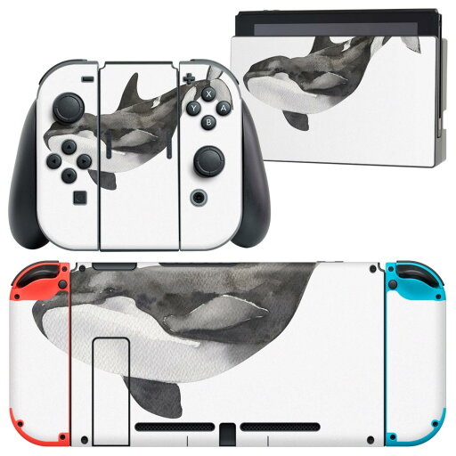 igsticker Nintendo Switch 用 デザインスキンシール 任天堂 ニンテンドー スイッチ 専用 本体ドック Joy-Con Joycon ジョイコン 専用 ゲーム機 カバー アクセサリー フィルム ステッカー 019925 海の生物 海の生物 シャチ igsticker Nintendo Switch 用 デザインスキンシール 任天堂 ニンテンドー スイッチ 専用 本体ドック Joy-Con Joycon ジョイコン 専用 ゲーム機 カバー アクセサリー フィルム ステッカー 019925 海の生物 海の生物 シャチ