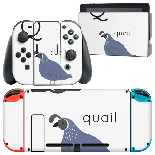 igsticker Nintendo Switch 用 デザインスキンシール 任天堂 ニンテンドー スイッチ 専用 本体ドック Joy-Con Joycon ジョイコン 専用 ゲーム機 カバー アクセサリー フィルム ステッカー 019949 動物 アルファベット Q quail ウズラ igsticker Nintendo Switch 用 デザインスキンシール 任天堂 ニンテンドー スイッチ 専用 本体ドック Joy-Con Joycon ジョイコン 専用 ゲーム機 カバー アクセサリー フィルム ステッカー 019949 動物 アルファベット Q quail ウズラ