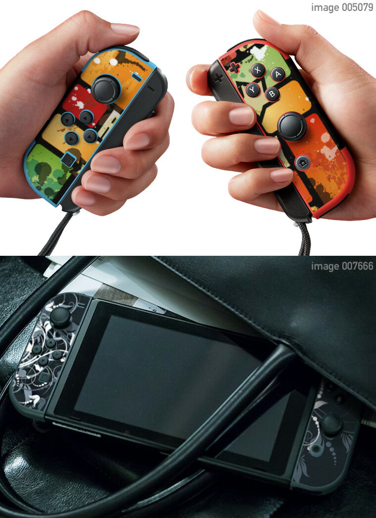 igsticker Nintendo Switch 用 デザインスキンシール 任天堂 ニンテンドー スイッチ 専用 本体ドック Joy-Con Joycon ジョイコン 専用 ゲーム機 カバー アクセサリー フィルム ステッカー 019591 フォント 文字 f アルファベット