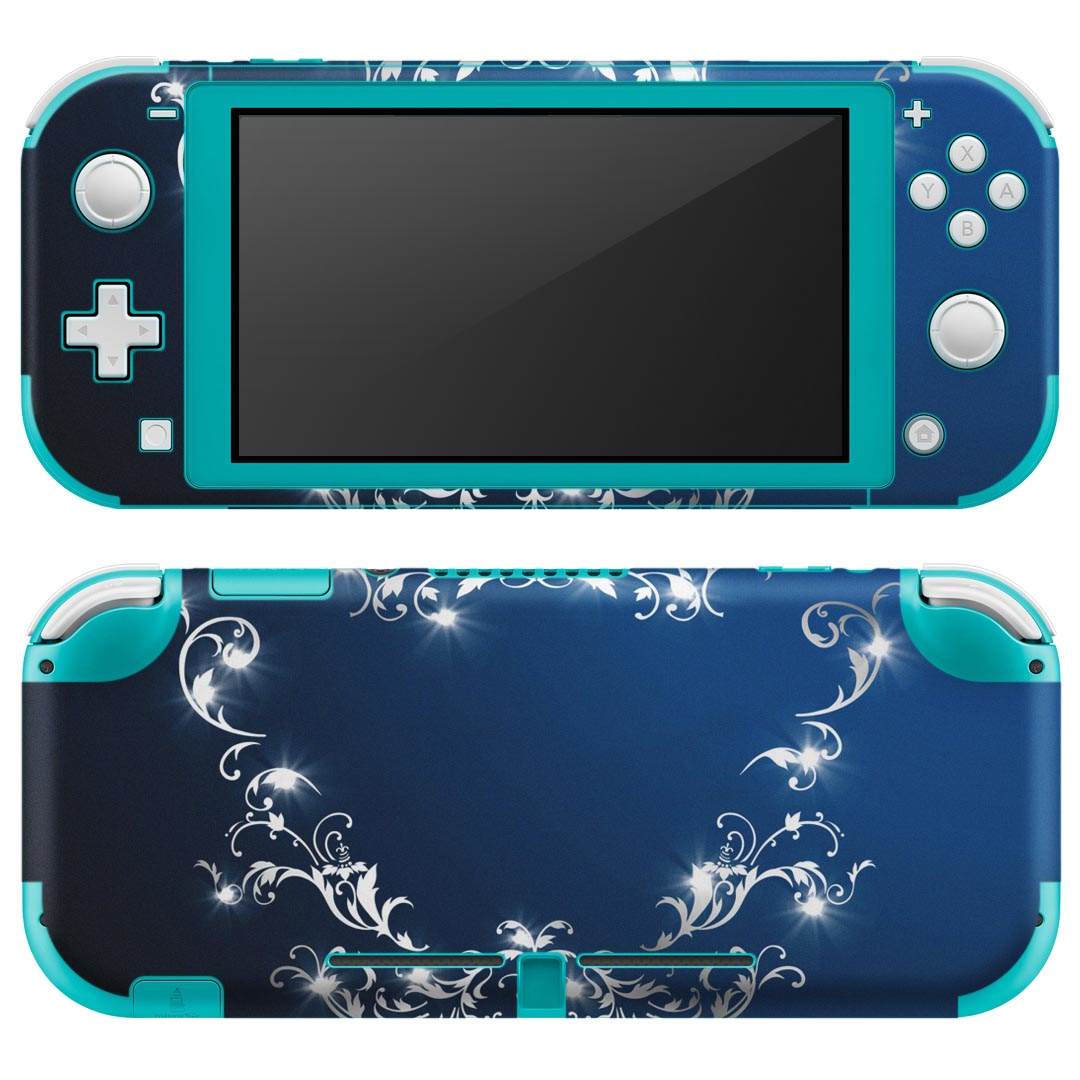 igsticker Nintendo Switch Lite 専用 デザインスキンシール 全面 ニンテンドー スイッチ ライト 専用 ゲーム機 カバー アクセサリー フィルム ステッカー エアフリー 000022 アクセサリー　キラキラ