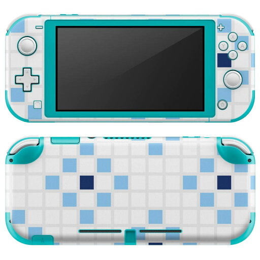 igsticker Nintendo Switch Lite 専用 デザインスキンシール 全面 ニンテンドー スイッチ ライト 専用 ゲーム機 カバー アクセサリー フィルム ステッカー エアフリー 000108 タイル 四角 青 白 igsticker Nintendo Switch Lite 専用 デザインスキンシール 全面 ニンテンドー スイッチ ライト 専用 ゲーム機 カバー アクセサリー フィルム ステッカー エアフリー 000108 タイル 四角 青 白