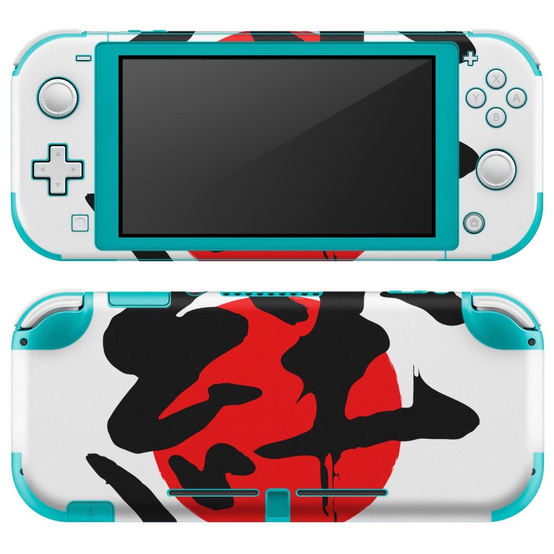 igsticker Nintendo Switch Lite 専用 デザインスキンシール 全面 ニンテンドー スイッチ ライト 専用 ゲーム機 カバー アクセサリー フィルム ステッカー エアフリー 000170 日本語・和柄 日本国旗 絆 日の丸