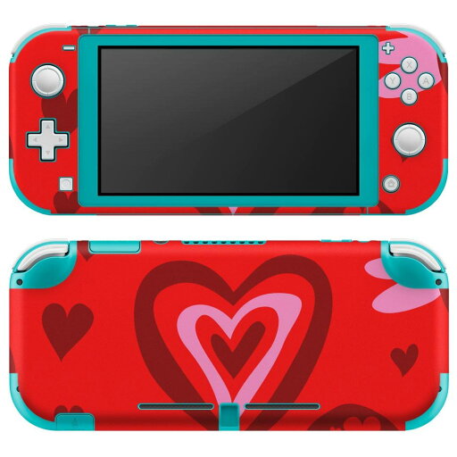 igsticker Nintendo Switch Lite 専用 デザインスキンシール 全面 ニンテンドー スイッチ ライト 専用 ゲーム機 カバー アクセサリー フィルム ステッカー エアフリー 000177 ハート ピンク イラスト igsticker Nintendo Switch Lite 専用 デザインスキンシール 全面 ニンテンドー スイッチ ライト 専用 ゲーム機 カバー アクセサリー フィルム ステッカー エアフリー 000177 ハート ピンク イラスト