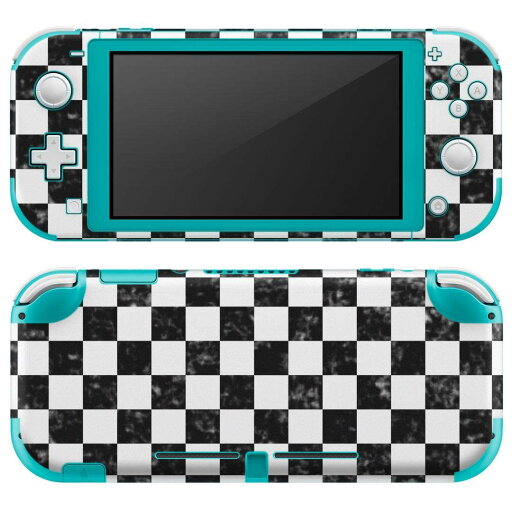 igsticker Nintendo Switch Lite 専用 デザインスキンシール 全面 ニンテンドー スイッチ ライト 専用 ゲーム機 カバー アクセサリー フィルム ステッカー エアフリー 000242 市松模様 モノクロ igsticker Nintendo Switch Lite 専用 デザインスキンシール 全面 ニンテンドー スイッチ ライト 専用 ゲーム機 カバー アクセサリー フィルム ステッカー エアフリー 000242 市松模様 モノクロ