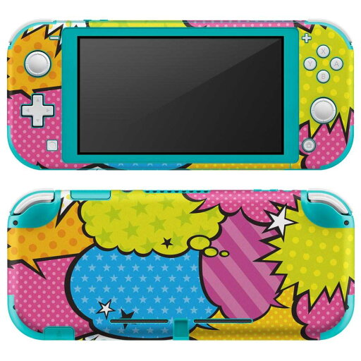 igsticker Nintendo Switch Lite 専用 デザインスキンシール 全面 ニンテンドー スイッチ ライト 専用 ゲーム機 カバー アクセサリー フィルム ステッカー エアフリー 000289 ふきだし カラフル igsticker Nintendo Switch Lite 専用 デザインスキンシール 全面 ニンテンドー スイッチ ライト 専用 ゲーム機 カバー アクセサリー フィルム ステッカー エアフリー 000289 ふきだし カラフル