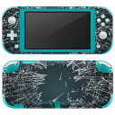 igsticker Nintendo Switch Lite 専用 デザインスキンシール 全面 ニンテンドー スイッチ ライト 専用 ゲーム機 カバー アクセサリー フィルム ステッカー エアフリー 000363 ガラス(2)