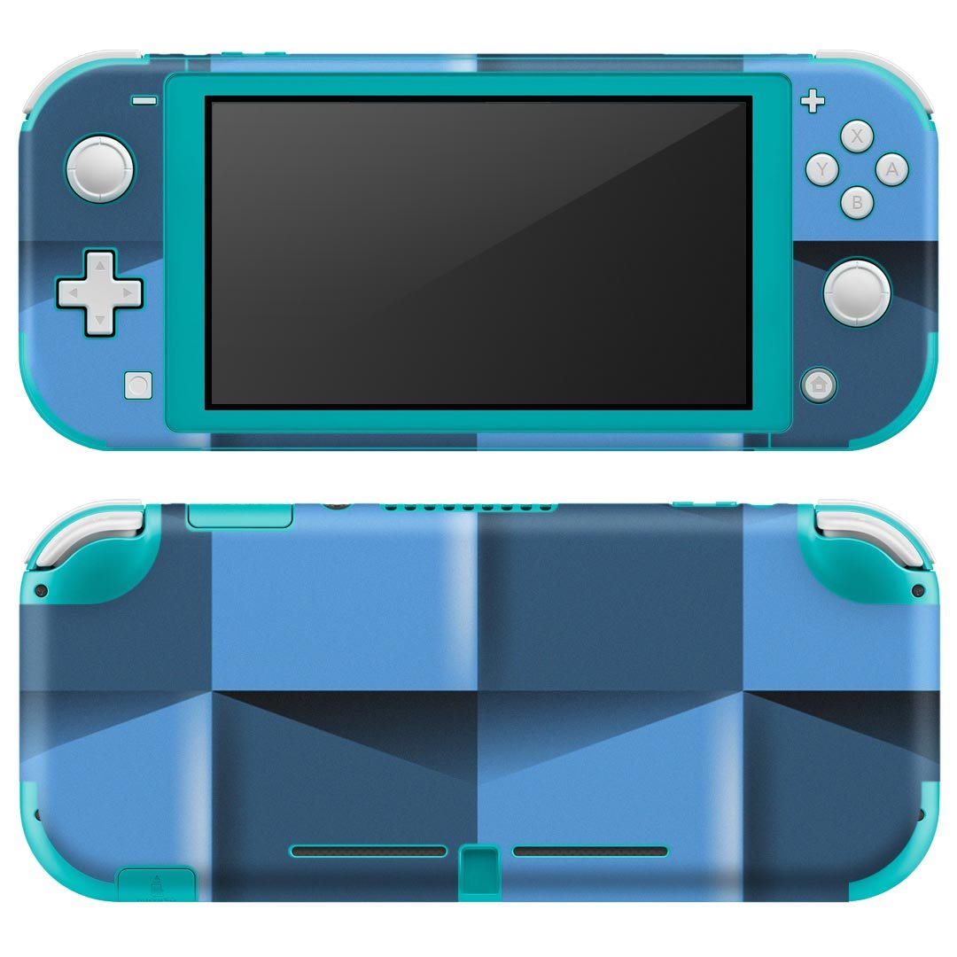 igsticker Nintendo Switch Lite 専用 デザインスキンシール 全面 ニンテンドー スイッチ ライト 専用 ゲーム機 カバー アクセサリー フィルム ステッカー エアフリー 000449 チェック