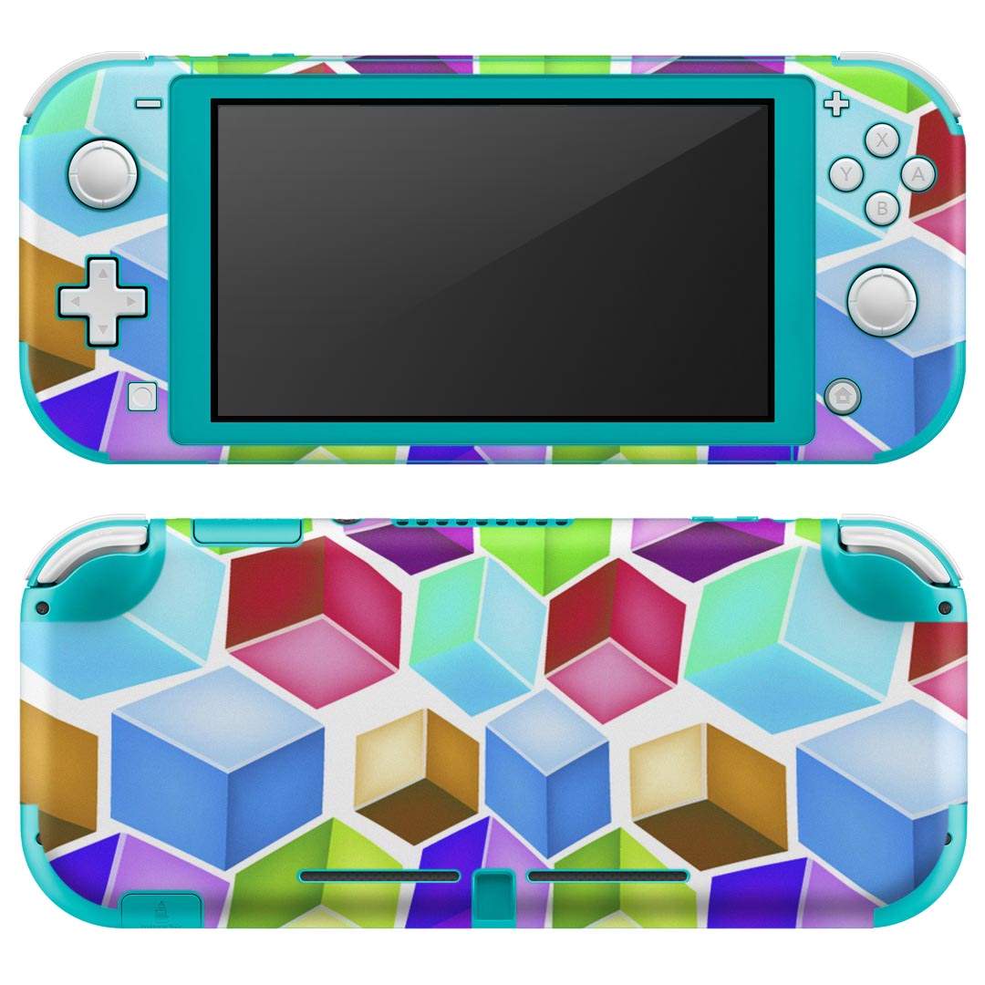 製品名 Nintendo Switch Lite専用 デザインスキンシール セット内容 Nintendo Switch Lite本体用スキンシール（裏表）各1枚 ※液晶側シールは2パーツに分かれていますニンテンドースイッチライト専用です。据え置き機のSwitch本体やJoyコンには対応していません。 商品特徴 3M社製の再剥離性シートを素材に採用し、細かな位置調整がしやすく貼り直しが容易です。また、エアフリーでもありますので気泡が簡単に逃げるので、キレイに貼ることができます。専用の業務プリンターを使い、商品画像と遜色のない美しい印刷仕上がり。 注意事項 画像はサンプルですので、ご覧の環境によっては多少色味に違いを感じる場合がございます。 イメージと違った、モニターと色味が異なるという理由での交換や返金はご対応出来かねます。スキンシールのみの販売で、ニンテンドースイッチ本体などは付属しません。シワができた場合、ドライヤーなどで軽く温め、外側に向けてシワを伸ばすように貼ってください。初回貼付時の位置調整や貼り直しは可能ですが、しっかりと押し付けて接着させた後の再剥離、再利用は保証しておりません。また接着部に油分や汚れが付着しますと角の部分は剥がれやすくなりますので、貼付時はあまり触れないようにご注意ください。無地のセミグロスシートにデザインをプリントした商品で、デコなどの加工はございません。 凹凸や光沢があるように見えたり布地や金属を素材にしたように見える商品もありますが、デザインの図版によるものです。印刷時に微妙な画像のズレが生じる場合がございます。ご注文後に1点1点制作する受注生産品の為、不良品以外のご返品や交換は固くお断りします。 商品発送 完全受注生産のハンドメイド商品となりますので、既製品と比べて発送までお時間を頂いています。 基本的に決済確認後2?3営業日、最大で10営業日での発送となります。繁忙期や休業日明けの場合はさらに時間がかかる場合があります。 その際には別途メールにてご連絡致します。メール便の場合、発送日から到着までに2?4日ほどかかる場合が多く、紛失などの保障もご対応できかねます。あらかじめご了承下さい。
