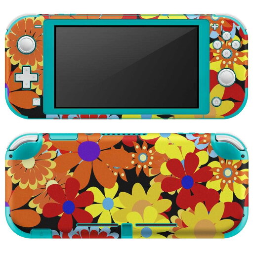 igsticker Nintendo Switch Lite 専用 デザインスキンシール 全面 ニンテンドー スイッチ ライト 専用 ゲーム機 カバー アクセサリー フィルム ステッカー エアフリー 000704 花 カラフル igsticker Nintendo Switch Lite 専用 デザインスキンシール 全面 ニンテンドー スイッチ ライト 専用 ゲーム機 カバー アクセサリー フィルム ステッカー エアフリー 000704 花 カラフル