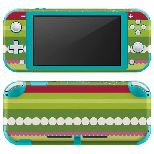igsticker Nintendo Switch Lite 専用 デザインスキンシール 全面 ニンテンドー スイッチ ライト 専用 ゲーム機 カバー アクセサリー フィルム ステッカー エアフリー 000792 グリーン ボーダー igsticker Nintendo Switch Lite 専用 デザインスキンシール 全面 ニンテンドー スイッチ ライト 専用 ゲーム機 カバー アクセサリー フィルム ステッカー エアフリー 000792 グリーン ボーダー