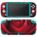 igsticker Nintendo Switch Lite 専用 デザインスキンシール 全面 ニンテンドー スイッチ ライト 専用 ゲーム機 カバー アクセサリー フィルム ステッカー エアフリー 000825 薔薇 花(2)