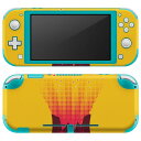 igsticker Nintendo Switch Lite 専用 デザインスキンシール 全面 ニンテンドー スイッチ ライト 専用 ゲーム機 カバー アクセサリー フィルム ステッカー エアフリー 000832 ハート 火山