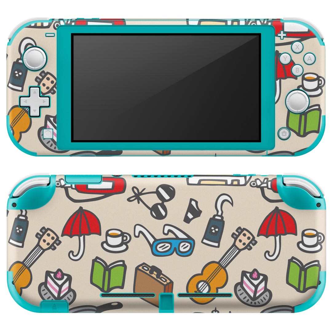 igsticker Nintendo Switch Lite 専用 デザインスキンシール 全面 ニンテンドー スイッチ ライト 専用 ゲーム機 カバー アクセサリー フィルム ステッカー エアフリー 000849 イラスト