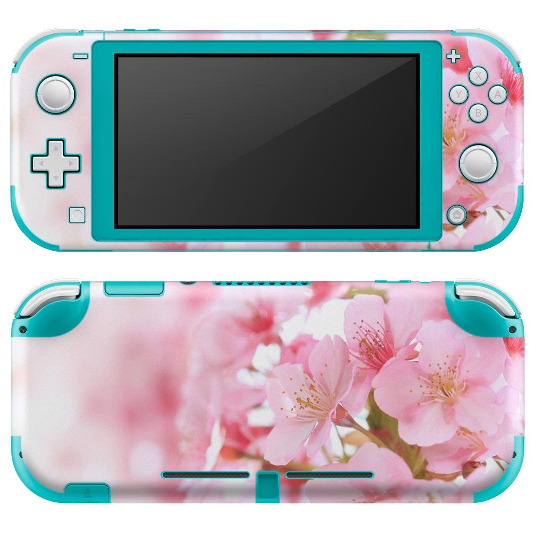 igsticker Nintendo Switch Lite 専用 デザインスキンシール 全面 ニンテンドー スイッチ ライト 専用 ゲーム機 カバー アクセサリー フィルム ステッカー エアフリー 000886 桜