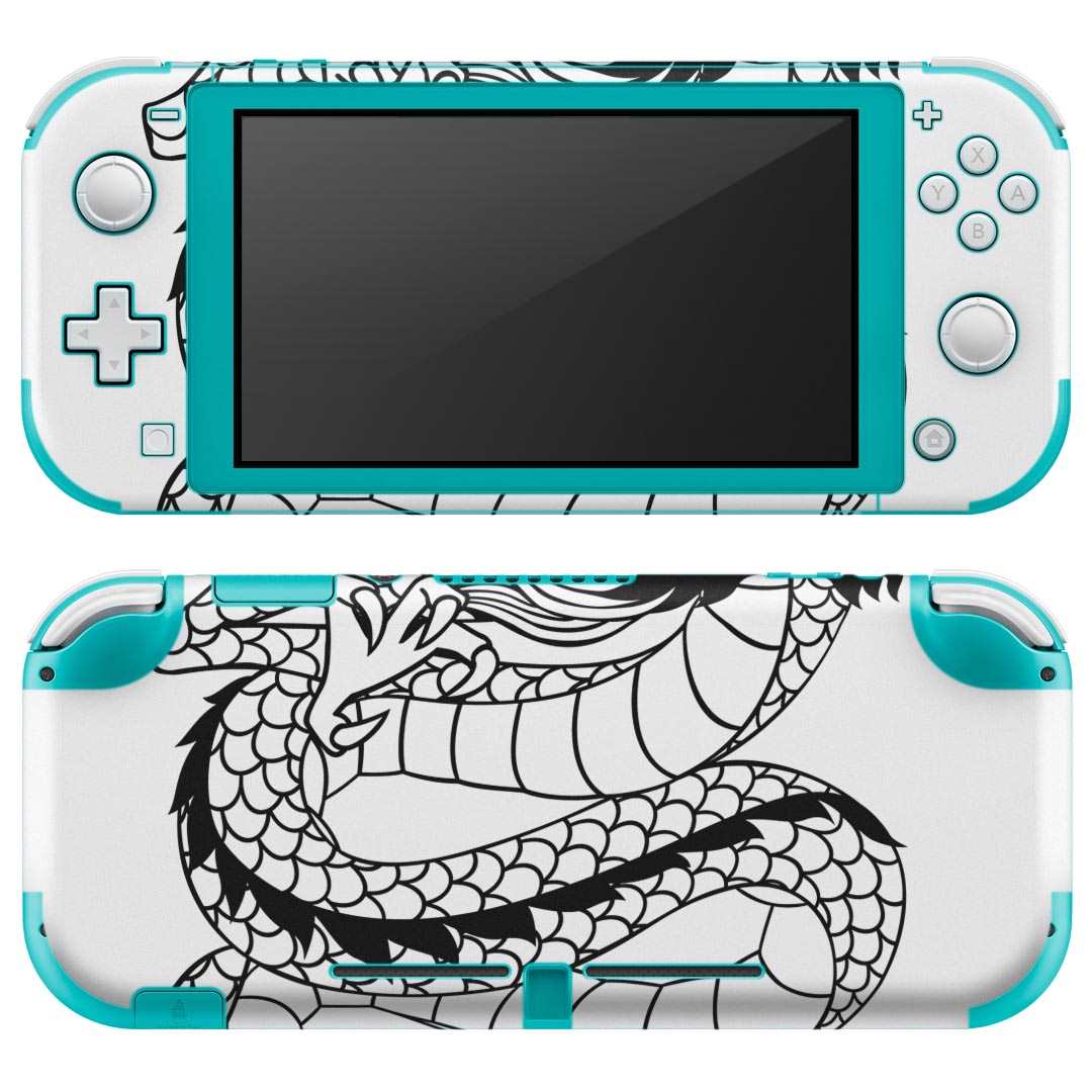 製品名 Nintendo Switch Lite専用 デザインスキンシール セット内容 Nintendo Switch Lite本体用スキンシール（裏表）各1枚 ※液晶側シールは2パーツに分かれていますニンテンドースイッチライト専用です。据え置き機のSwitch本体やJoyコンには対応していません。 商品特徴 3M社製の再剥離性シートを素材に採用し、細かな位置調整がしやすく貼り直しが容易です。また、エアフリーでもありますので気泡が簡単に逃げるので、キレイに貼ることができます。専用の業務プリンターを使い、商品画像と遜色のない美しい印刷仕上がり。 注意事項 画像はサンプルですので、ご覧の環境によっては多少色味に違いを感じる場合がございます。 イメージと違った、モニターと色味が異なるという理由での交換や返金はご対応出来かねます。スキンシールのみの販売で、ニンテンドースイッチ本体などは付属しません。シワができた場合、ドライヤーなどで軽く温め、外側に向けてシワを伸ばすように貼ってください。初回貼付時の位置調整や貼り直しは可能ですが、しっかりと押し付けて接着させた後の再剥離、再利用は保証しておりません。また接着部に油分や汚れが付着しますと角の部分は剥がれやすくなりますので、貼付時はあまり触れないようにご注意ください。無地のセミグロスシートにデザインをプリントした商品で、デコなどの加工はございません。 凹凸や光沢があるように見えたり布地や金属を素材にしたように見える商品もありますが、デザインの図版によるものです。印刷時に微妙な画像のズレが生じる場合がございます。ご注文後に1点1点制作する受注生産品の為、不良品以外のご返品や交換は固くお断りします。 商品発送 完全受注生産のハンドメイド商品となりますので、既製品と比べて発送までお時間を頂いています。 基本的に決済確認後2?3営業日、最大で10営業日での発送となります。繁忙期や休業日明けの場合はさらに時間がかかる場合があります。 その際には別途メールにてご連絡致します。メール便の場合、発送日から到着までに2?4日ほどかかる場合が多く、紛失などの保障もご対応できかねます。あらかじめご了承下さい。