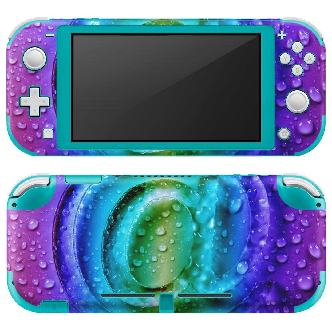 igsticker Nintendo Switch Lite 専用 デザインスキンシール 全面 ニンテンドー スイッチ ライト 専用 ゲーム機 カバー アクセサリー フィルム ステッカー エアフリー 000938 アットマーク 水滴