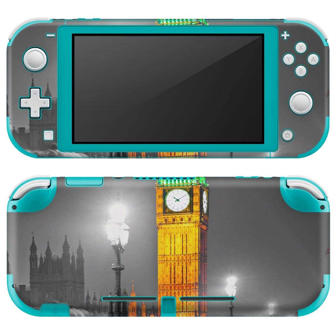 igsticker Nintendo Switch Lite 専用 デザインスキンシール 全面 ニンテンドー スイッチ ライト 専用 ゲーム機 カバー アクセサリー フィルム ステッカー エアフリー 000995 風景 街
