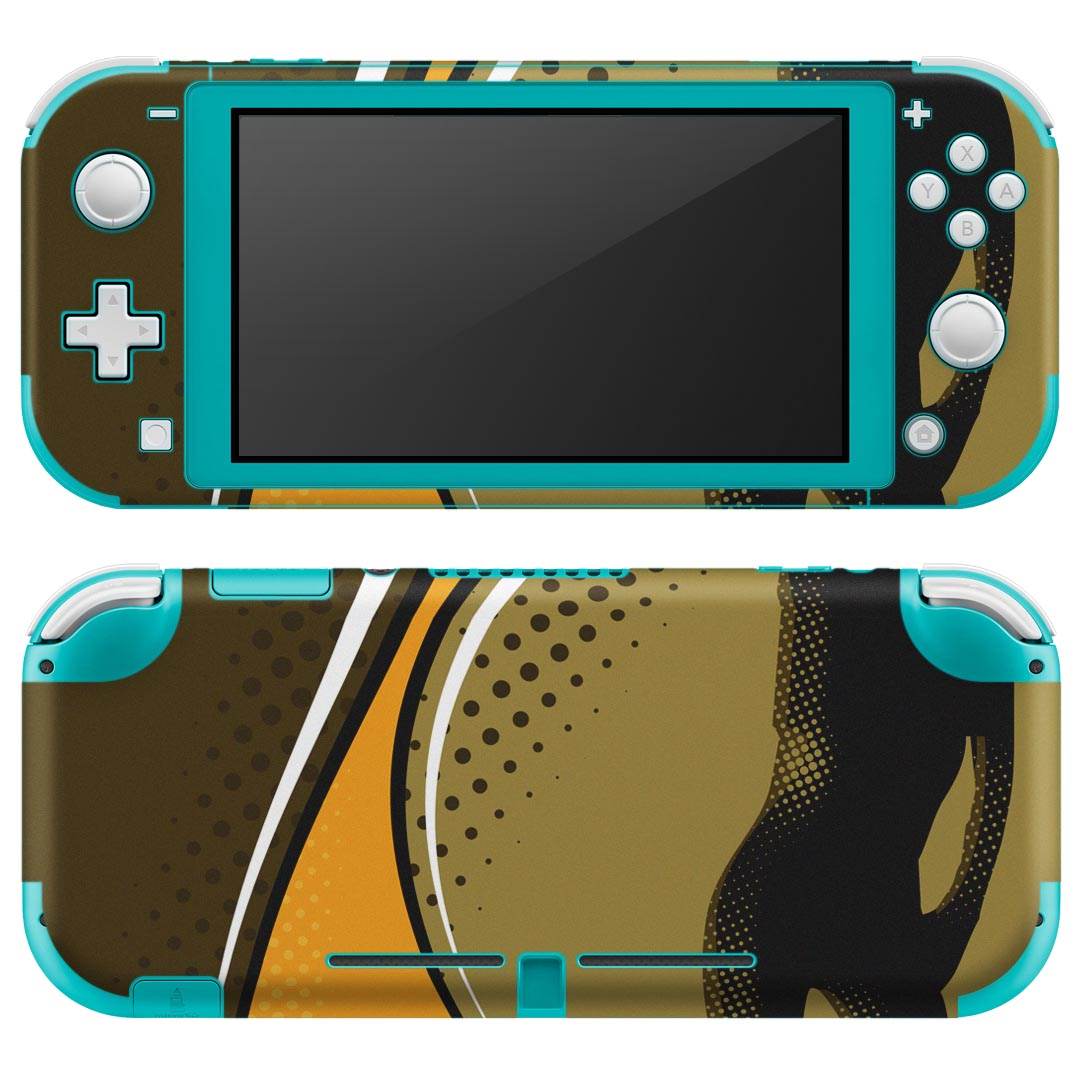 igsticker Nintendo Switch Lite 専用 デザインスキンシール 全面 ニンテンドー スイッチ ライト 専用 ゲーム機 カバー アクセサリー フィルム ステッカー エアフリー 001020 女の人　模様