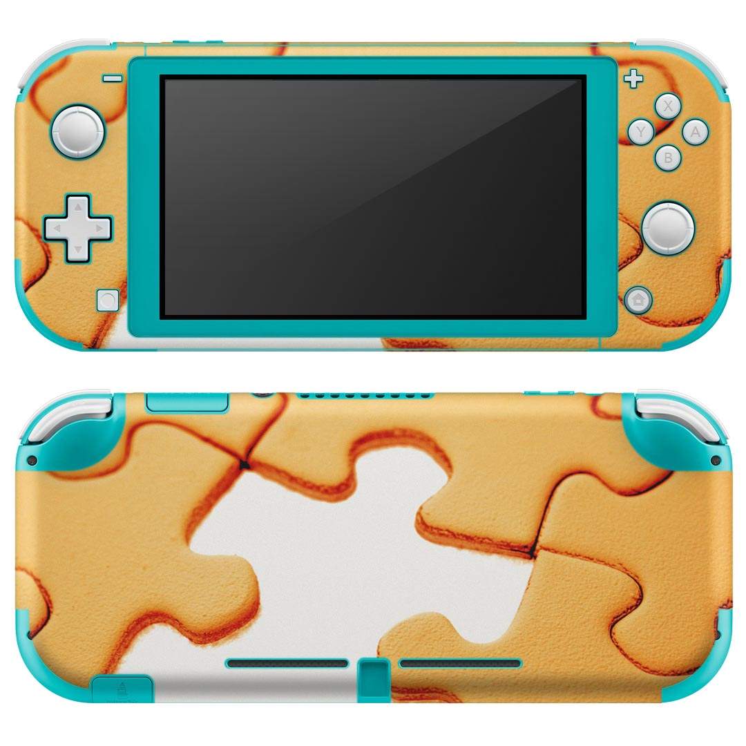 igsticker Nintendo Switch Lite 専用 デザインスキンシール 全面 ニンテンドー スイッチ ライト 専用 ゲーム機 カバー アクセサリー フィルム ステッカー エアフリー 001029 パスル　ピース
