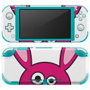 igsticker Nintendo Switch Lite 専用 デザインスキンシール 全面 ニンテンドー スイッチ ライト 専用 ゲーム機 カバー アクセサリー フィルム ステッカー エアフリー 001064 うさぎ 動物
