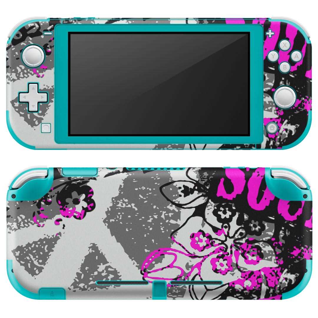 igsticker Nintendo Switch Lite 専用 デザインスキンシール 全面 ニンテンドー スイッチ ライト 専用 ゲーム機 カバー アクセサリー フィルム ステッカー エアフリー 001092 ROCK 王冠