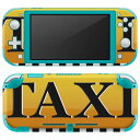 igsticker Nintendo Switch Lite 専用 デザインスキンシール 全面 ニンテンドー スイッチ ライト 専用 ゲーム機 カバー アクセサリー フィルム ステッカー エアフリー 001109 タクシー ナンプレ(2)