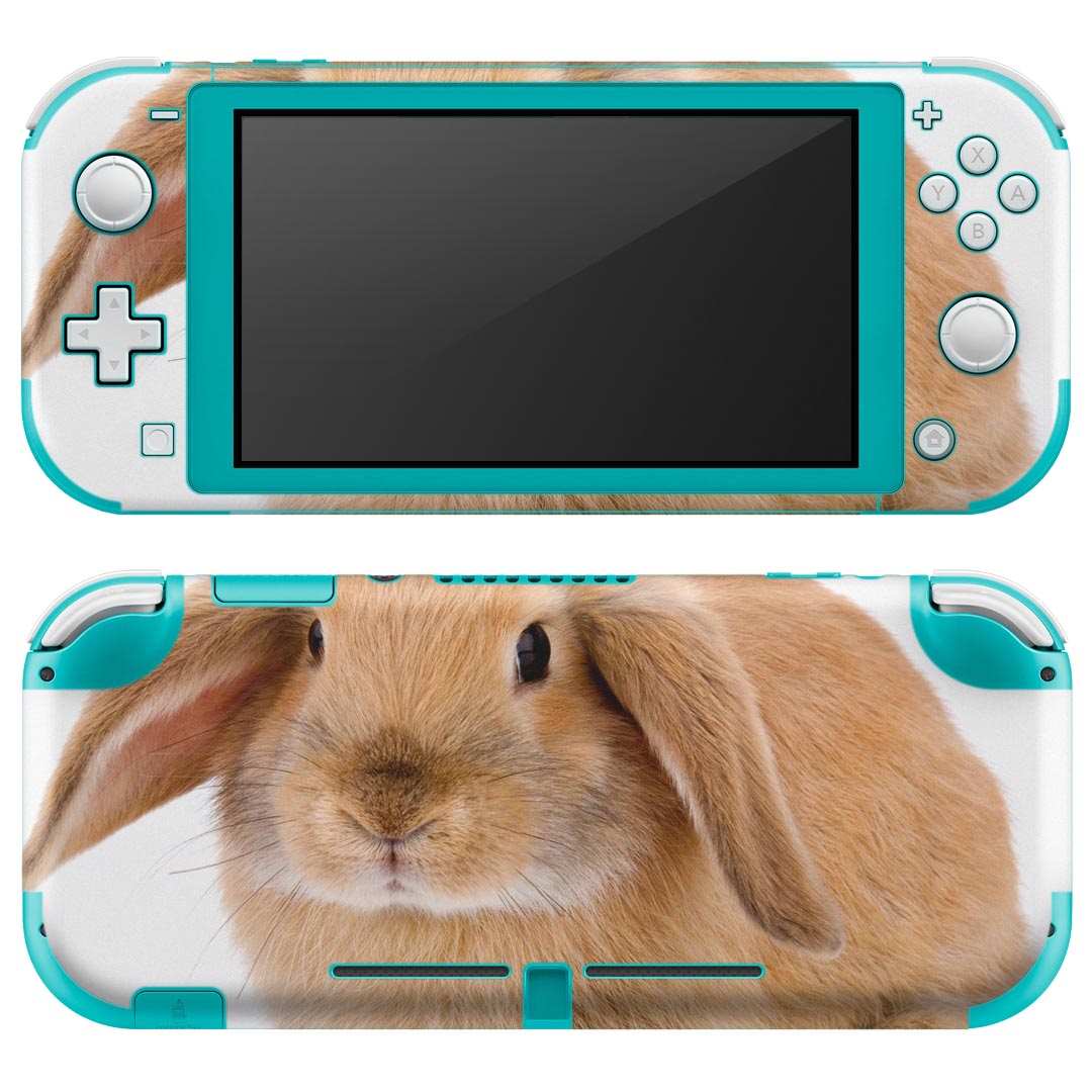 igsticker Nintendo Switch Lite 専用 デザインスキンシール 全面 ニンテンドー スイッチ ライト 専用 ゲーム機 カバー アクセサリー フィルム ステッカー エアフリー 001112 うさぎ 動物