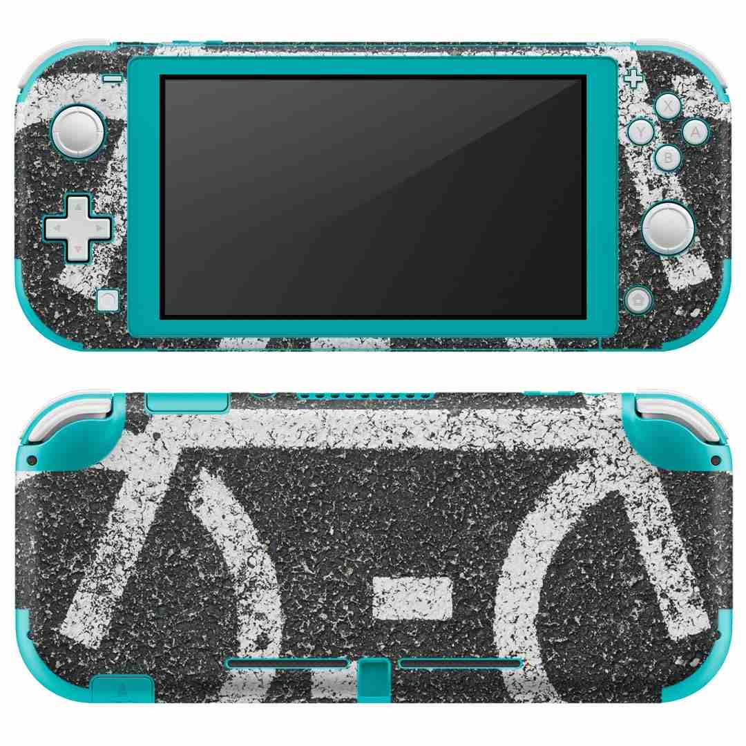 igsticker Nintendo Switch Lite 専用 デザインスキンシール 全面 ニンテンドー スイッチ ライト 専用 ゲーム機 カバー アクセサリー フィルム ステッカー エアフリー 001124 自転車　道路